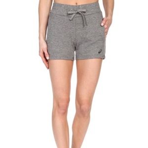 ASICS knit shorts Wabby long gray shorts